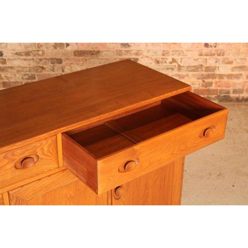 Mid-Century Elm Windsor Sideboard on Casters from Ercol, 1960s For Sale - Image 9 of 16