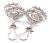 Metal Vintage Tiffany & Co. Irid Platinum Diamond Swirl Earrings, Pair For Sale - Image 7 of 8