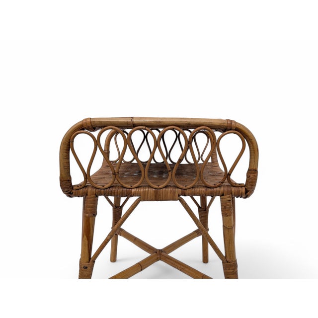 Bamboo Coffee Table, 1960s For Sale - Image 5 of 9