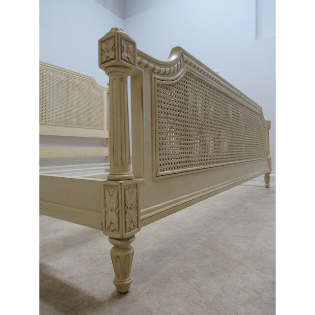 Late 20th Century French Regency Ethan Allen Elise Caned ...