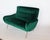 Mid-Century Modern Italian Sofa in Green Velvet with Brass Tips, 1950s For Sale - Image 4 of 18