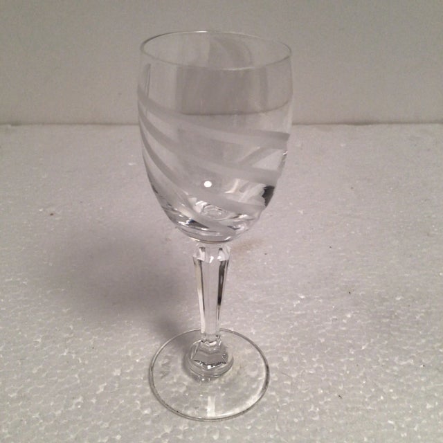 Traditional Vintage Etched Godiva Crystal Cordial Glasses - Set of 12 For Sale - Image 3 of 13