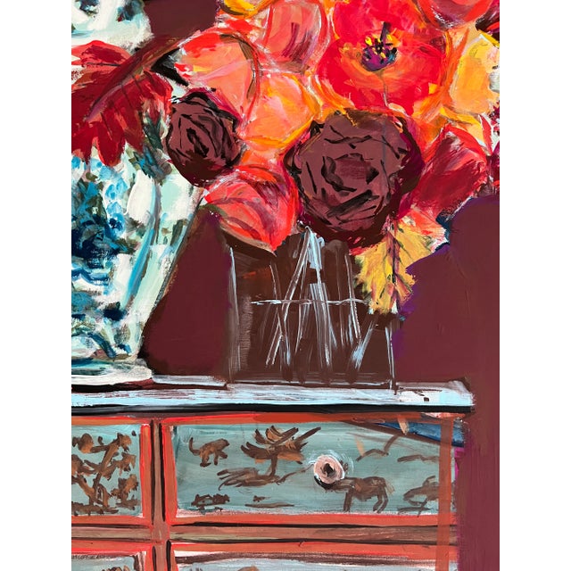 2020s Ginger Jar Original Painting by Artist Shann Spishak For Sale - Image 5 of 6