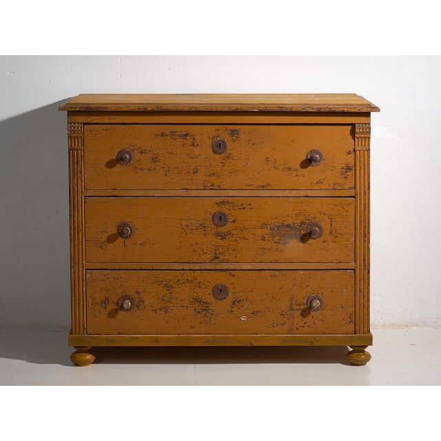 Vintage Chest of Drawers in Pine, 1920 For Sale - Image 4 of 11