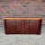 Amazing cork top credenza with brass x pulls by Paul Frankl for Johnson furniture fully restored.