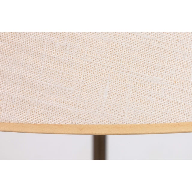 Brass t.h. Robsjohn-Gibbings Brass Floor Lamp for Hansen Lighting New York Circa 1950s For Sale - Image 8 of 9