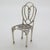 1970s Vintage Italian Handmade Silver 800 Chair Figurine, Arezzo, 1970s For Sale - Image 5 of 12