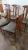 1960s Mid-Century Modern Bonnie Garrison Persimon Cat Eye Chair Set Six Walnut For Sale In San Diego - Image 6 of 9