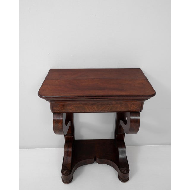 19th Century French Restauration Wooden Console Table in Original Patina For Sale - Image 14 of 18