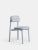 Set of 6 grey residence chairs by kann design dimensions: d 43 x w 50 x h 77 cm. Materials: steel tube, hr foam, fabric...