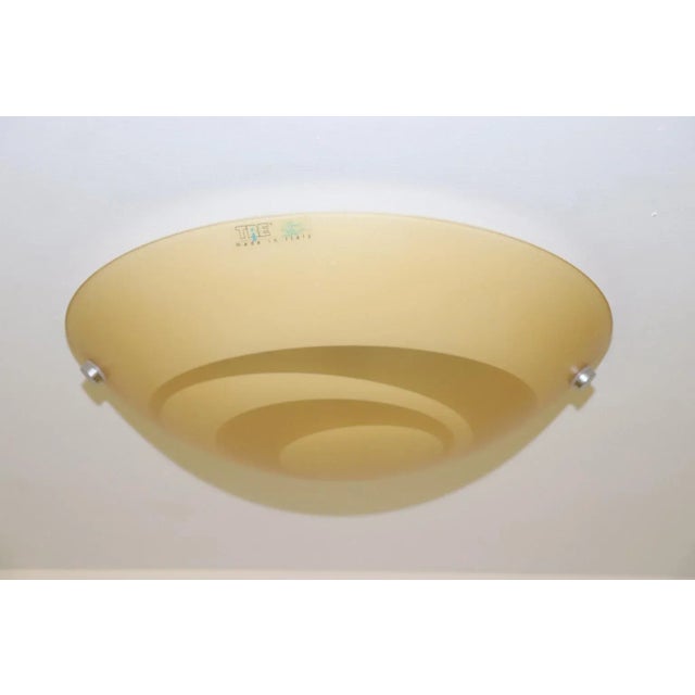 Glass Giro Modern Murano Ceiling Lamp Amber Glass For Sale - Image 7 of 10