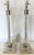 Late 20th Century Crystal and Chrome 3-Way Led Column Lamps- A Pair For Sale - Image 5 of 12