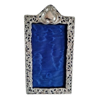 Antique Art Nouveau Sterling Silver Photograph Frame, 1904 For Sale