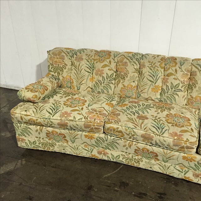 Vintage 60s Retro Floral Sofa Chairish