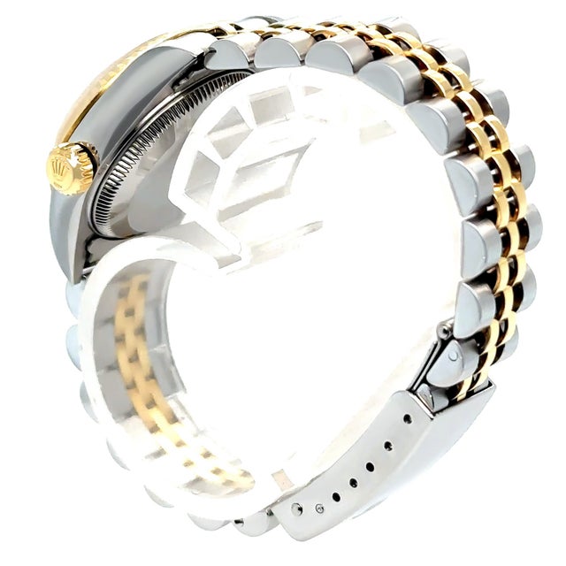 Metal Rolex Stainless Steel & 18ct Yellow Gold Datejust 26mm For Sale - Image 7 of 13