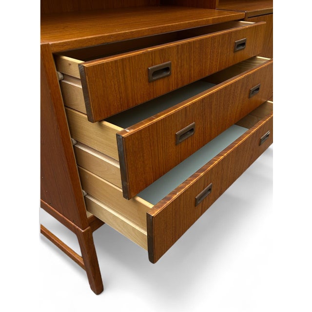 Scandinavian Bookshelf in Teak, 1960s For Sale - Image 16 of 18