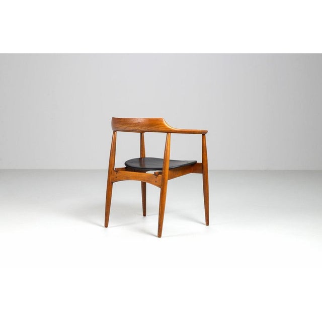 Arne Wahl Iversen ST-750 Armchair by Niels Eilersen for Arne Wahl Iversen, 1959 For Sale - Image 4 of 18