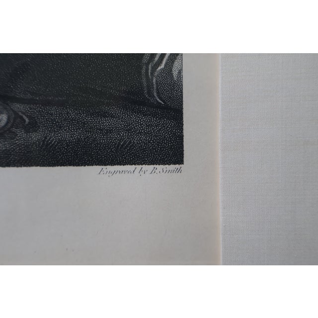 Antique 1803 Boydell “Shakespeare Nursed by Tragedy and Comedy” Stipple Engraving—Framed For Sale In Washington DC - Image 6 of 18