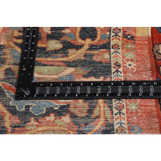 Textile Antique Persian Lilihan Rug, 10'02 X 13'07 For Sale - Image 7 of 10