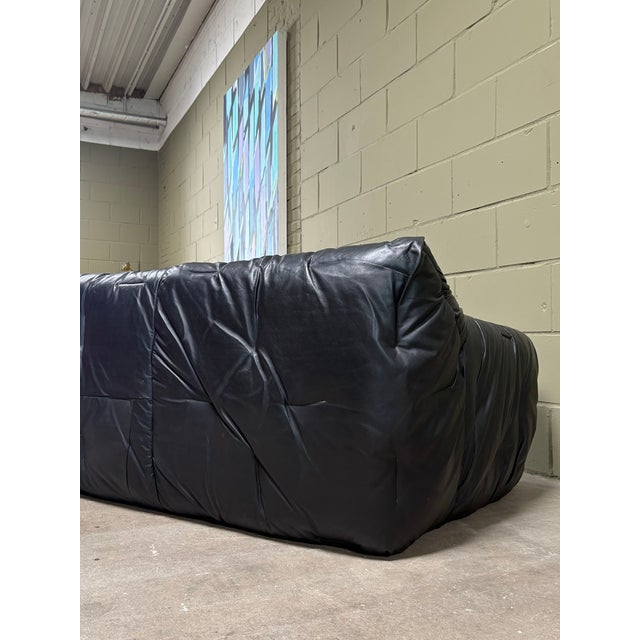 Black Model Informel Lounge Sofa by Hans Hopfer for Roche Bobois, 1980s For Sale - Image 8 of 18