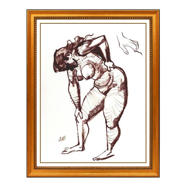 Mid 20th Century On Bended Knee, Aaron Bohrod For Sale