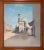 Mosque in Constantinople, Original Tempera & Watercolor on Plywood, Mid-20th Century, Framed For Sale - Image 4 of 4