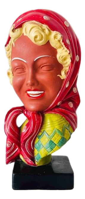 Vintage Ceramic Rockabilly Woman by Tich Vanden Balck for Brabançon, 1950s