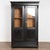 Farmhouse 19th Century Black Painted Bookcase Pine Display Cabinet For Sale - Image 3 of 9