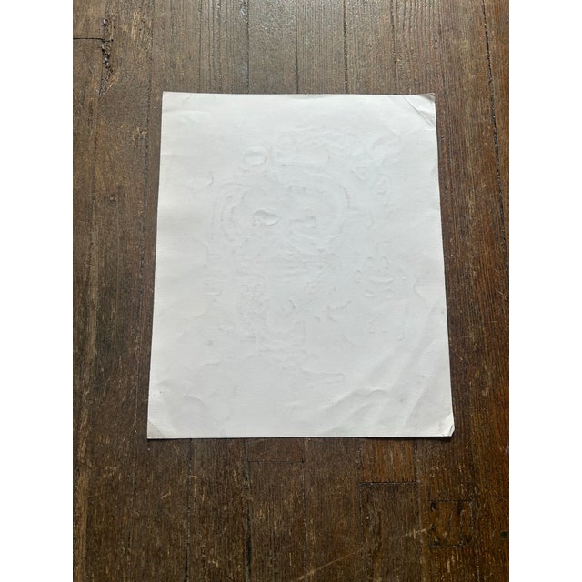 1980s 1980’s Original Abstract Expressionist Geometric Painting / Drawing For Sale - Image 5 of 7
