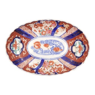 Imari Oval Dish, Japan, 19th Century For Sale