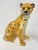 1970's Large Italian Ceramic Cheetah. This fabulous Hollywood Glam sculpture would be the perfect centerpiece. Unmarked...