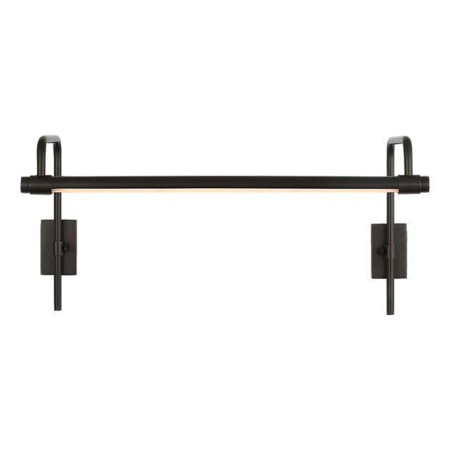 Kidd 18" Frame Mount Picture Light in Bronze Designer: Thomas O'Brien Finish: Bronze Height: 8.75" - 9.75" Width: 18"...