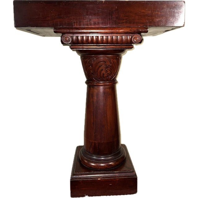 This is a gorgeous and intricately carved antique lectern that would make a beautiful addition to a book collector's...