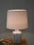 Mid-Century Modern Mid-Century Italian Glazed White Ceramic Table Lamp by Tommaso Barbi, 1970s For Sale - Image 3 of 16