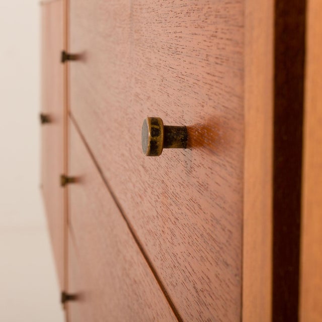 Italian Free Standing Wall Unit in Teak, 1950s For Sale - Image 15 of 18