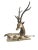 Midcentury Vintage Hollywood Regency Large Solid Brass Stag Deer Gazelle Figurine Sculpture For Sale - Image 10 of 11