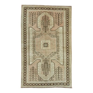Turkish Vintage Rug 4' x 6'6" #19823 For Sale