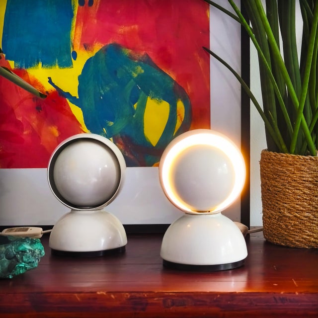 Metal Eclisse Lamps by Vico Magistretti for Artemide, Italy, 1965, Set of 2 For Sale - Image 7 of 18