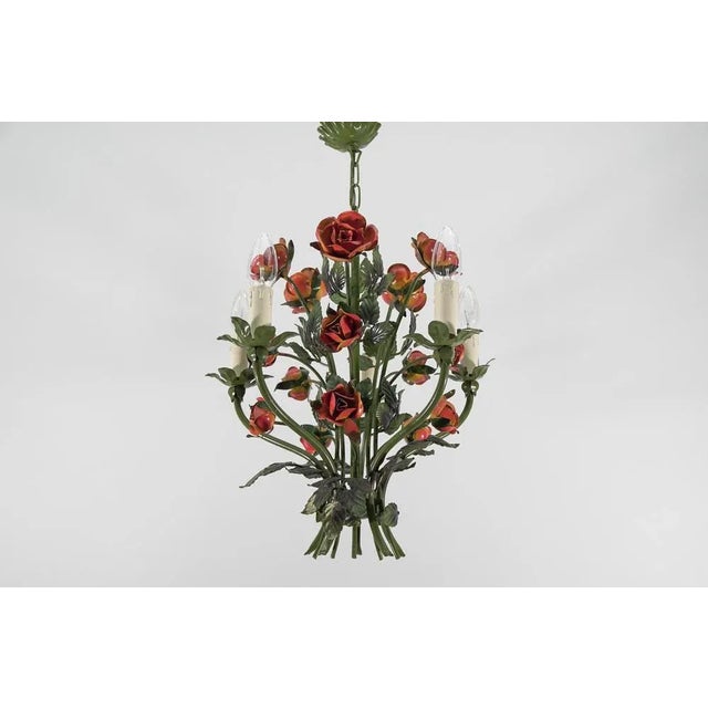 Mid-Century Modern Italian Florentine Hanging Lamp, 1960s For Sale - Image 9 of 9