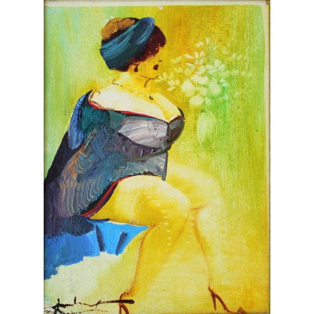 Juris Zvirbulis, La Femme Fatale, 2002, Oil on Board For Sale - Image 4 of 4