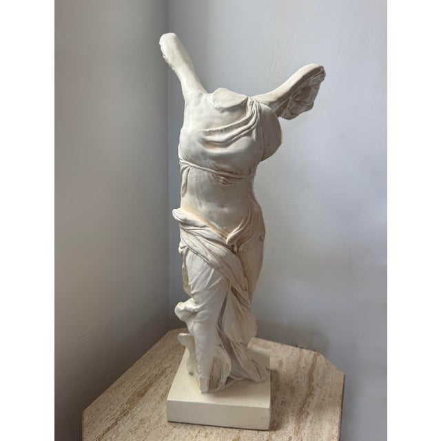 Sculpture of Winged Victory Nike of Samothrace Alva Museum Replica 1955 For Sale - Image 4 of 6