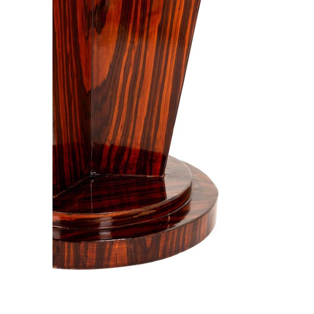 Art Deco Indian Rosewood Side Tables or Nightstands, Set of 2 For Sale - Image 11 of 14