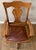 Antique Oak Swivel Desk Chair For Sale - Image 4 of 6