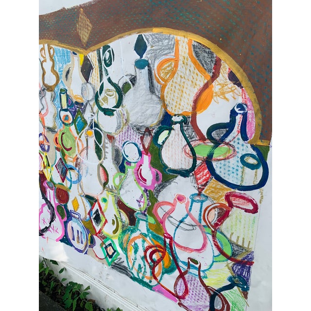 Contemporary "Ceramics" Abstract Painting by Louie DeVito For Sale - Image 3 of 5