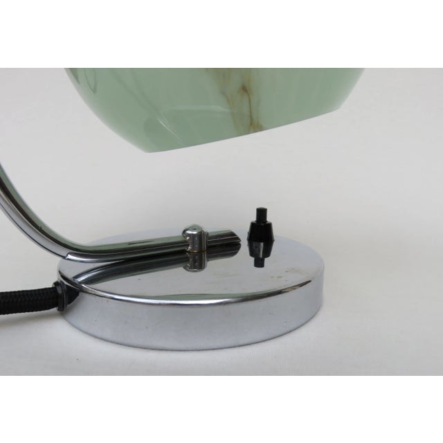 Vintage Art Deco Chrome Table Lamp For Sale - Image 9 of 11