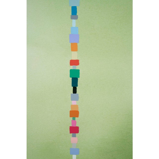 Contemporary Abstract Acrylic on Arches Cotton Paper "According to Their Own Rules 18" by Kyong Lee For Sale - Image 6 of 7