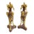 Pair of Gilt Bronze and Marble Garniture For Sale