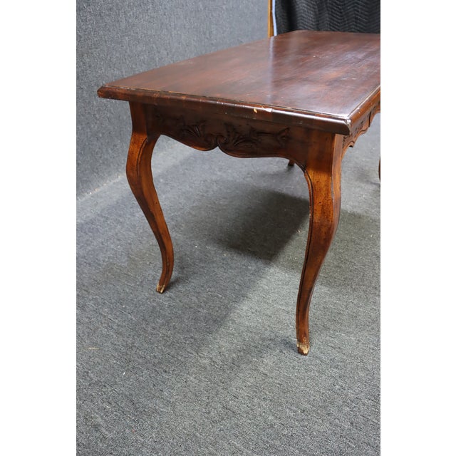 French Style Carved Writing Desk Chairish