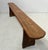 Farmhouse Table Bench in Elm For Sale - Image 4 of 12