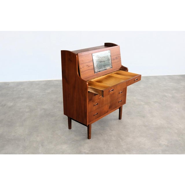 Vintage Danish Secretaire in Teak, 1960s For Sale - Image 6 of 10
